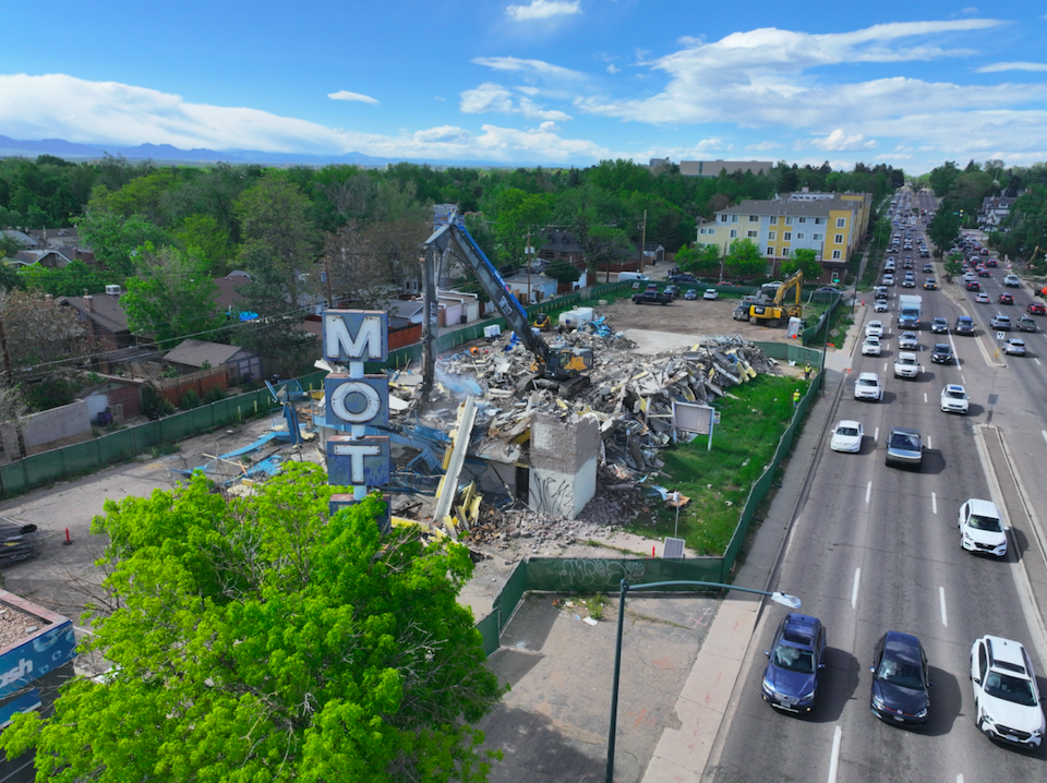 Farewell to the Royal Palace Motel with Denvers Evolving Skyline