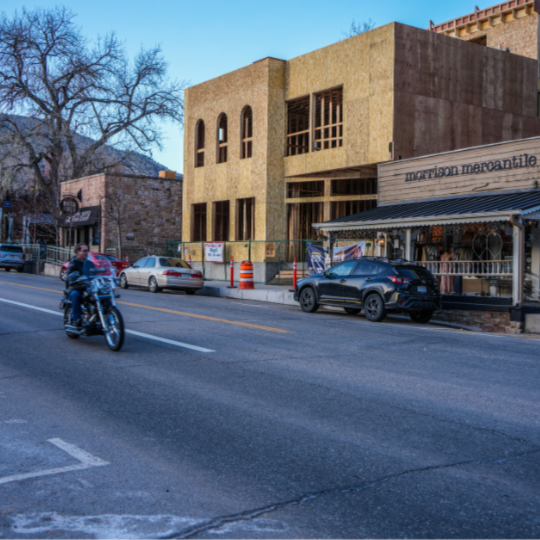 Red Hotel Construction Takes Shape on Morrison's Main Street