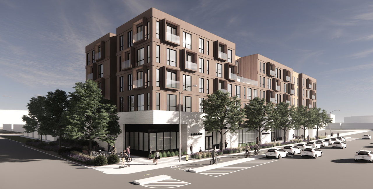 65-Unit Mixed-Use Building set to Replace a Dunkin Donuts at 4th & Broadway