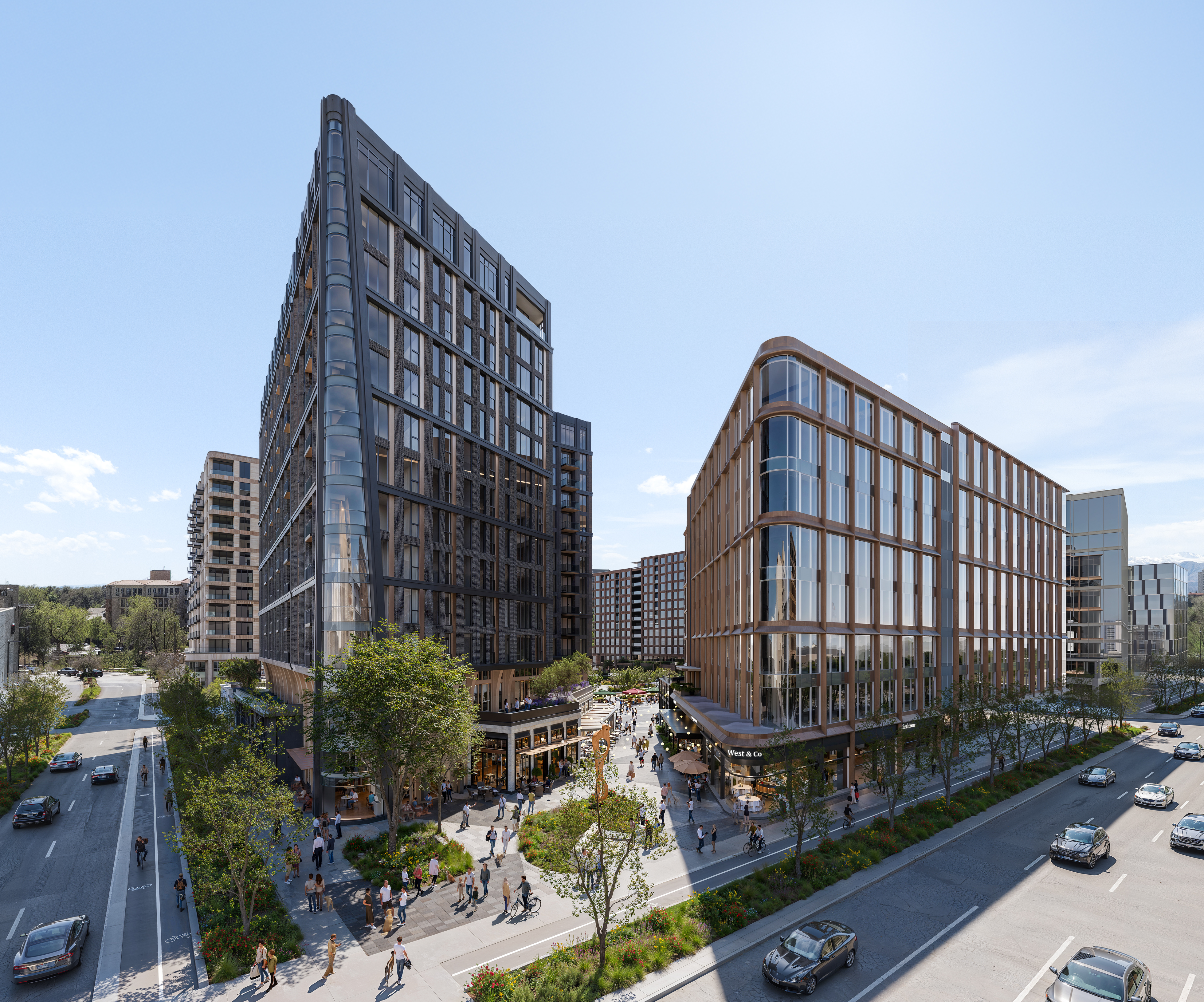 Cherry Creek West Reveals New Details for Building B and Central Open Space